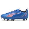 Image de Puma, Unisexe, Chaussures de football, ULTRA 6 PLAY FG/AG Jr (38.5), Blanc, Rouge, Bleu