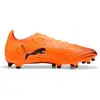 Image de Puma, Unisexe, Chaussures de football, Ultra 6 Match Fg/Ag (46), Orange, Noir