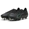 Image de Puma, Unisexe, Chaussures de football, Ultra 6 Match Fg/Ag (44.5), Noir, Orange