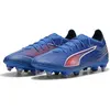 Image de Puma, Unisexe, Chaussures de football, Ultra 6 Match Mxsg (42), Bleu, Rouge, Blanc
