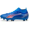 Image de Puma, Unisexe, Chaussures de football, ULTRA 6 MATCH+ FG/AG (42.5), Bleu, Blanc, Noir