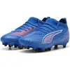 Image de Puma, Unisexe, Chaussures de football, ULTRA 6 MATCH FG/AG Jr (38.5), Bleu, Rouge, Blanc