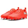 Image de Puma, Hommes, Chaussures de football, FUTURE 9 PLAY FG/AG Jr (37), Rouge, Blanc, Noir