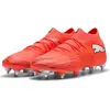 Image de Puma, Unisexe, Chaussures de football, Future 9 Ultimate Mxsg (43), Rouge, Blanc, Noir, Argent