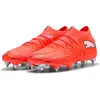 Image de Puma, Unisexe, Chaussures de football, Future 9 Ultimate Mxsg (42.5), Rouge, Blanc, Argent, Noir