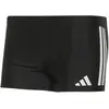 Image de Adidas, Hommes, Short de bain, Maillot de bain boxer 3S pour homme, noir/blanc, taille 36, Blanc, Noir, (36)