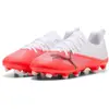 Image de Puma, Hommes, Chaussures de football, ULTRA 7 MATCH FG/AG Jr (33), Rouge, Blanc