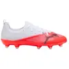 Image de Puma, Garçons, Chaussures de football, ULTRA 7 MATCH FG/AG Jr (35), Rouge, Blanc, Noir
