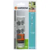 Image de Gardena, Raccord de tuyau + connecteur de tuyau, Jeu de connexion (Adaptateur de robinet, 15 mm)