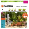 Image de Kit de démarrage pour pots de fleurs M, automatique GARDENA Micro-Drip System 13002-20 Ø 13 mm (1/2) 25 m