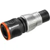 Image de Gardena, Raccord de tuyau + connecteur de tuyau, Premium Waterstop E12 (Arrêt d'eau, 13 mm)