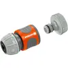 Image de Gardena, Raccord de tuyau + connecteur de tuyau, Connexion rapide. (Connecteurs à prises, 13 mm)