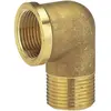 Image de Gardena, Raccord de tuyau + connecteur de tuyau, Coude en laiton 24,2 mm (3 (Robinet d'arrêt d'angle, 24 mm)
