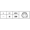 Image de Capteur D'angle, Vilebrequin Hella 6pu 009 146-551