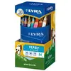 Image de Pot de 36 crayons de couleur triangulaires gros modules LYRA Ferby - assortis