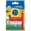 Image de Crayons de couleur enfant triangulaires set de 6