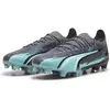 Image de Puma, Hommes, Chaussures de football, Chaussure de football à came Ultra Ultimate Rush Fg/ag (42), Bleu, Argent, Gris