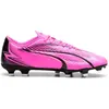 Image de Puma, Hommes, Chaussures de football, Ultra Play Fg/Ag (45), Blanc, Noir, Pink