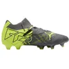 Image de Puma, Hommes, Chaussures de football, Chaussure à came de football Future 7 Ultimate Rush Fg/ag (43), Gris, Vert, Jaune