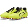 Image de Puma, Hommes, Chaussures de football, King Pro Fg/Ag (44.5), Noir, Pink, Vert