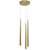 Image de Maytoni, Suspension, Cascade LED Suspension, lampe à suspendre 3x 19W laiton blanc neutre (466.66 lm)