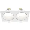Image de Maytoni, Spot encastrable, Zoom Downlight, Luminaire encastré 2x GU10 Blanc IP65 (GU10, Aluminium)
