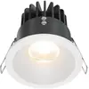 Image de Maytoni, Spot encastrable, Zoom LED Downlight, luminaire encastré 12W dimmable blanc IP65 90Ra Ø8,5mm blanc chaud (Aluminium)