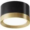 Image de Maytoni, Spot de plafond, Hoop plafonnier, lampe de plafond GX53 5cm noir / or (GX53)