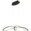 Image de Maytoni, Suspension, Curve LED Suspension, lampe à suspendre 42W Noir 85Ra Blanc neutre (2800 lm)