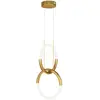Image de Maytoni, Suspension, Node LED Suspension, lampe à suspendre 2x 18W couleur or 90Ra blanc chaud (600 lm)