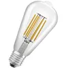 Image de OSRAM LED Energy Saving Lamp - Edison Filament - E27 - Warm White (3000K) - 4 watt - remplace une ampoule de 60W - très efficace et économe en énergie - pack of 1}