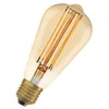 Image de Ampoule LED Dimmable Osram - édition vintage - remplacement de 40 watts - E27 - ST64 - 2200 Kelvin - lumière confortable chaude - verre transparent - pack unique}