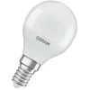 Image de OSRAM LED Superstar Classic en forme de mini bouavec trois scènes lumineuses : Relax - Active - Sleep. En plastique dépoli - 4 - 9 W - E14 - 2700-4000 K - contrôlabvia un interrupteur mural.}