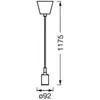 Image de Osram, Suspension, Vintage 1906 PenduLum Bell Black (E27)