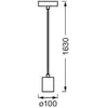 Image de Osram, Suspension, Vintage 1906 PenduLum Cylindre en bois (E27)