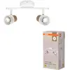 Image de Osram, Spot de plafond, DECOR SPOT CORK WHITE 2x3.4W 927 DIM (GU10, 460 lm)