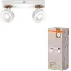 Image de Osram, Spot de plafond, DECOR SPOT PLUTO WHITE 2 Spot (615 lm)