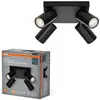 Image de Osram, Plafonnier, LED SPOT OCTAGON BLACK Plate 4x3.4W 927 DIM (920 lm, GU10)