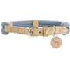 Image de Hunter Dog collar MALIA Blue S/M 35-44 cm (M, S, Chien, Promenade), Collier + laisse