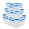 Image de Tefal k3028912 masterseal fresh lot de 3 boîtes de conservation alimentaire en plastique, sans bpa, hermétiques, garantie 30 ans