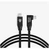 Image de Cobra CobraTether USB-C Cable 4,8m Straight to 90 Black (4.80 m, USB 3.2 Gen 1, 100 W), Câble USB