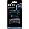 Image de Braun Series 1 Piece de Rechange Pour Rasoir Électrique Noire, Compatible avec les rasoirs Series 1, 11B