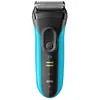 Image de Braun Series 3 3040s - Rasoir - sans fil - noir/bleu eloxal