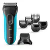 Image de Rasoir électrique Braun Série 3 Shave & Style Wet & Dry 3010BT Noir et Bleu