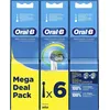 Image de Pack de 6 brossettes Oral B Precision Clean EB20 Clean Maximiser Blanc
