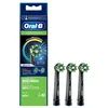 Image de Accessoire dentaire Oral B Brossette Cross Action Avec Technologie Clean Maximiser Lot de 3 Noir