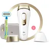Image de Épilateur lumiere pulsée - silk expert pro 5 - pl5154 - ipl pour femme - blanc/doré