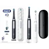 Image de Oral-b io 4 - duo avec etui de voyage - noire et blanche - brosses à dents électriques connectées