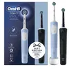 Image de Oral-B Vitality Pro Duo Adulte Brosse à dents rotative oscillante Noir, Bleu, Blanc