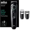 Image de Braun BeardTrimmer 3 BT3411 - Tondeuse - sans fil - vert